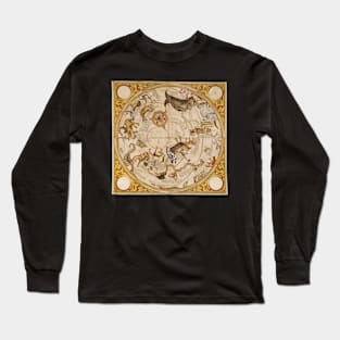 Vintage Constellation of the Southern Sky by Thomas Hood Long Sleeve T-Shirt